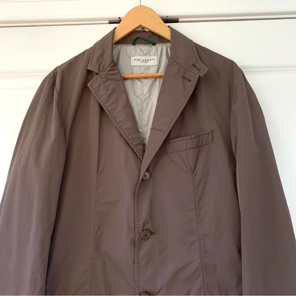 FM Allen Jacket Safari Hunting Blazer Casual Travel Patch Pocket Size Small
